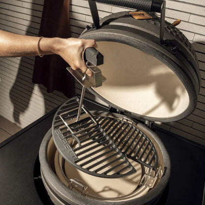 Grillandia Egg Nest Outdoor Kitchen Anthracite with Kamado Grill & Storage