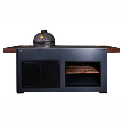 Grillandia Egg Nest Outdoor Kitchen Anthracite with Kamado Grill & Storage
