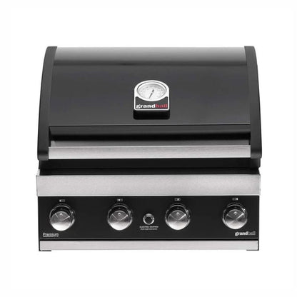 Grillandia Rare Ultimate Outdoor Kitchen Anthracite with Gas BBQ, Storage, Swivel Bar Unit & Stools