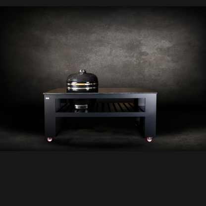 Grillandia Egg Wagon Outdoor Kitchen Anthracite with Kamado, Granite Worktop & Storage