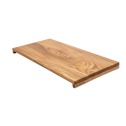 Cutting Board Rail Japanese Acacia Slide-In Cutting Board for Grillandia Worktops