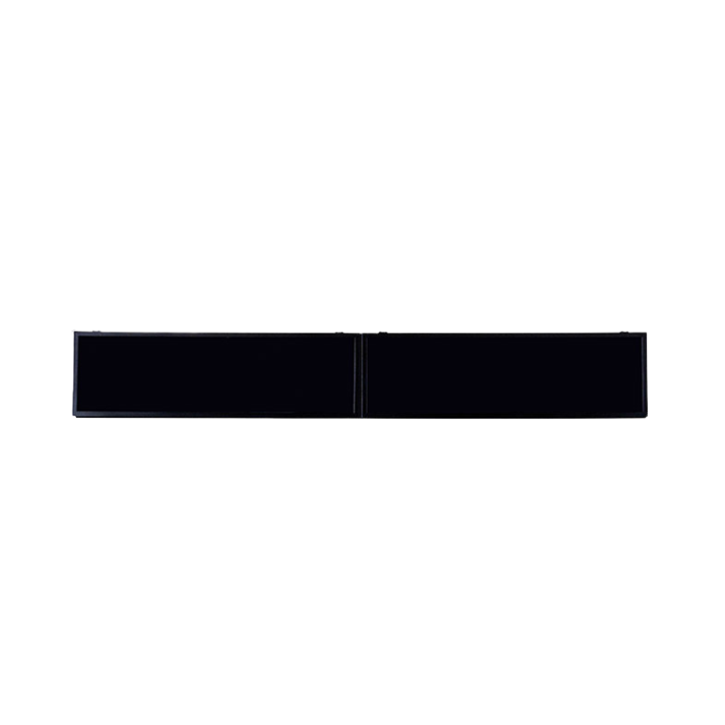 Grillandia Wall Cabinets Anthracite with Plexiglass Display Front, Aluminium Structure & Lift-Up Door System
