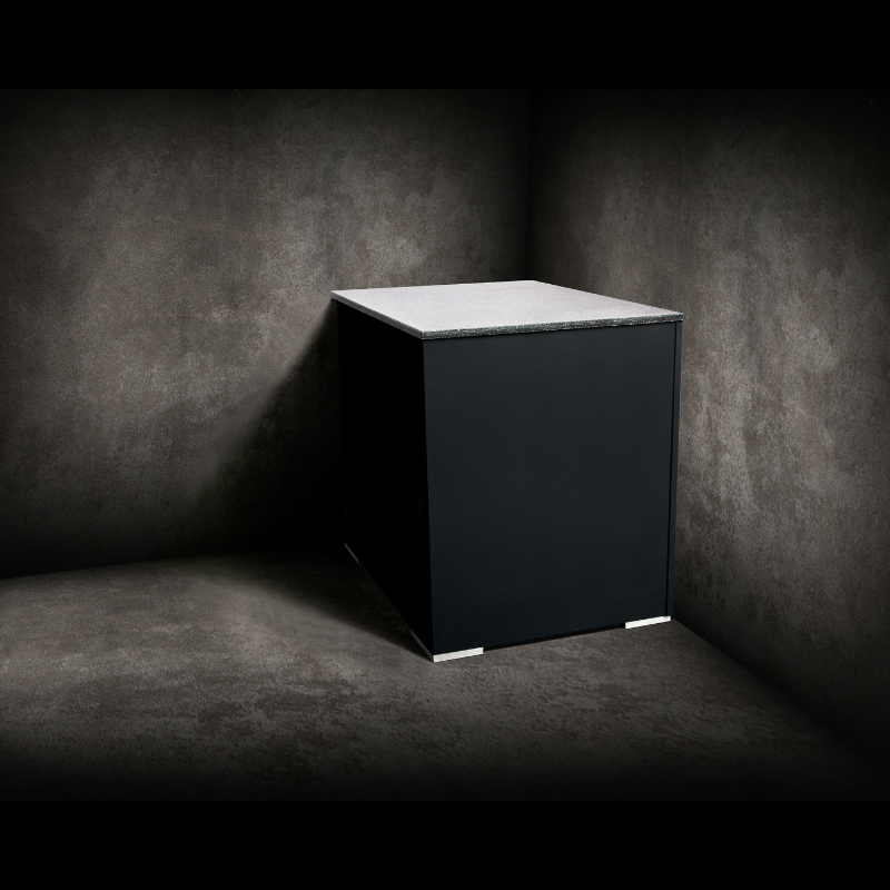 Grillandia Corner Unit Anthracite with Granite Worktop