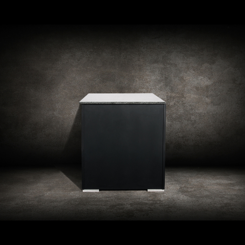 Grillandia Corner Unit Anthracite with Granite Worktop